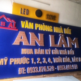 QUẢNG CÁO DE1 - Chuyên thi công bảng hiệu quảng cáo Bình Dương