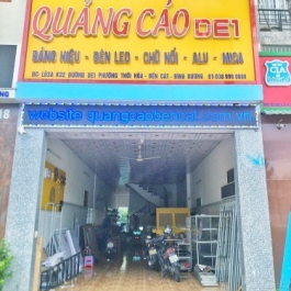 Dịch vụ thi công bảng hiệu quảng cáo đẹp Bến Cát ai cũng muốn thi công