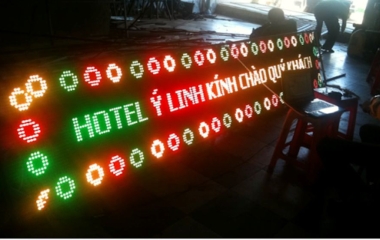 GIỚI THIỆU BẢNG LED MA TRẬN CHỮ CHẠY
