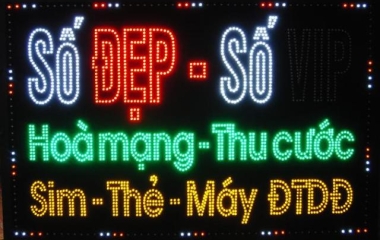 Bảng hiệu đèn Led - Phong cách đầy sáng tạo
