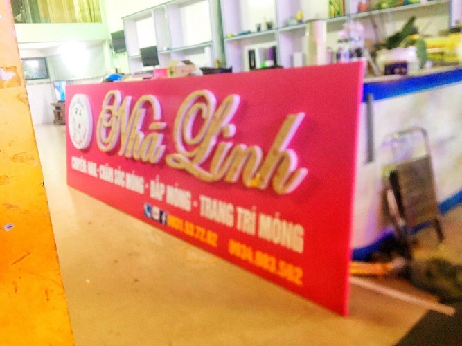 dịch vụ làm bảng hiệu alu giá rẻ Bình Dương