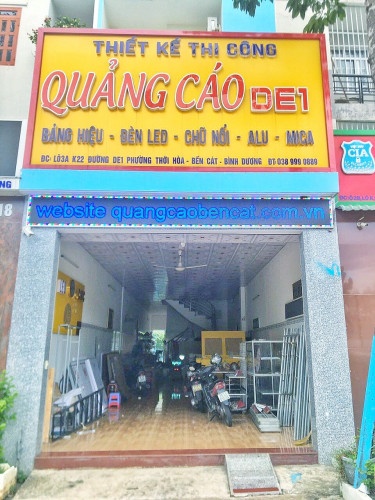 dịch vụ thi công bảng hiệu quảng cáo đẹp Bến Cát