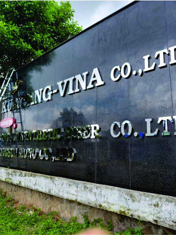 BẢNG HIỆU CÔNG TY TÂN TRẠCH - VSIP 2