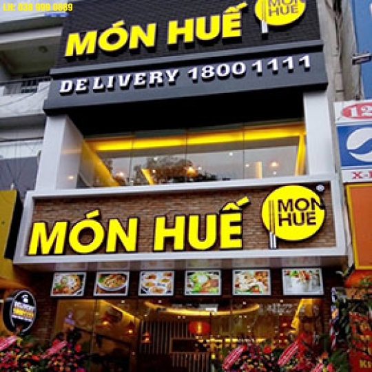 BẢNG HIỆU ALU CHỮ NỔI MICA