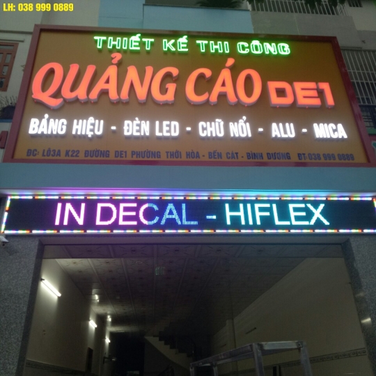 BẢNG LED FULL MÀU.