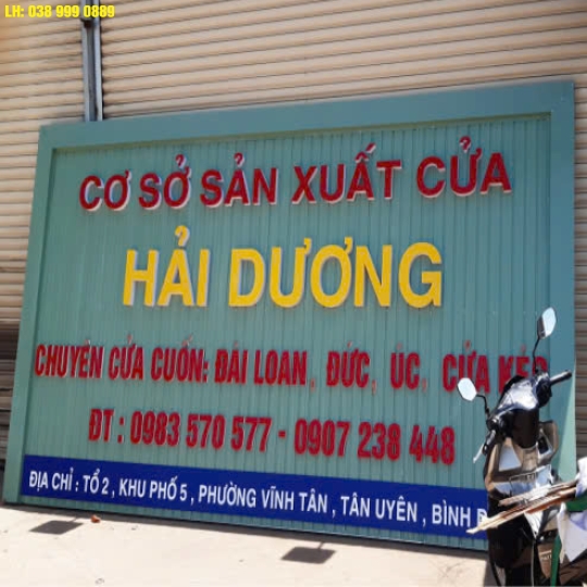 bảng tol chữ nổi mica 
